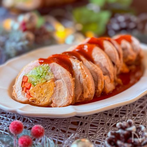 クリスマスに☆洋風チキンロール