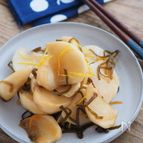 味付けは塩昆布のみ♪ゆず香るかぶのお漬物【皮むきなし】