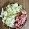 【キャベツとベーコンの味噌にんにく炒め】ご飯が進む味濃い系◎の下準備