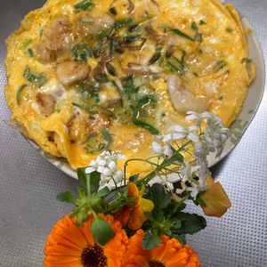そら・ゆずの作ってみた!投稿(つくしと鶏ムネのごちそう卵とじ♪)