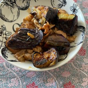 万福の作ってみた!投稿(とろとろ茄子が絶品！【茄子と豚バラのしょうが焼き】)
