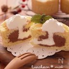 萌え段＊Wホイップ生チョコ＊シフォンケーキ♫バレンタインに