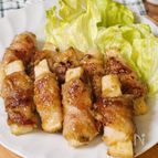 ごまマヨポンだれが決め手！【肉巻き長いも】