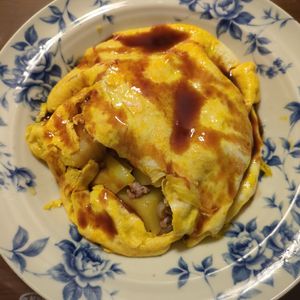 たりおの作ってみた!投稿(子どもが喜ぶ！豚ひき肉とじゃがいもの卵のせ)