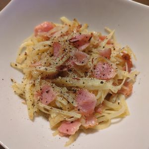 たりおの作ってみた!投稿(『千切りポテトのペペロン炒め』新じゃがあったらこれ！)