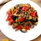 【節約レシピ】豚こま肉と野菜のオイスター餡がらめ