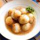 【里芋まんじゅう利休あんかけ風】びっくり食感♪ごま風味あん