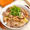 【豚こまと長ねぎのレモン塩こうじ丼】さっぱり味でご飯が進む!の工程4