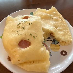 396665の作ってみた!投稿(ホットケーキミックスで♩【ふわもちソーセージ蒸しパン】)
