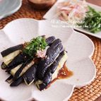 変色しない蒸しなすを作るコツ♡レンジで蒸しなすしょうが醤油♡
