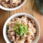 夏の味！タコと梅干しの さっぱり炊き込みご飯