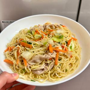 ケの作ってみた!投稿(【絶品♡塩焼きそば】ソースもいいけど塩もいい！)