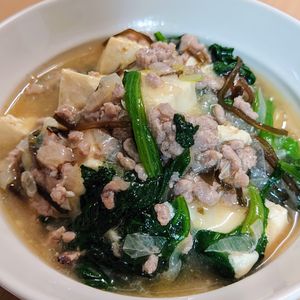 まゆのの作ってみた!投稿(塩こんぶで絶品《ほうれん草たっぷり♡塩麻婆豆腐》)