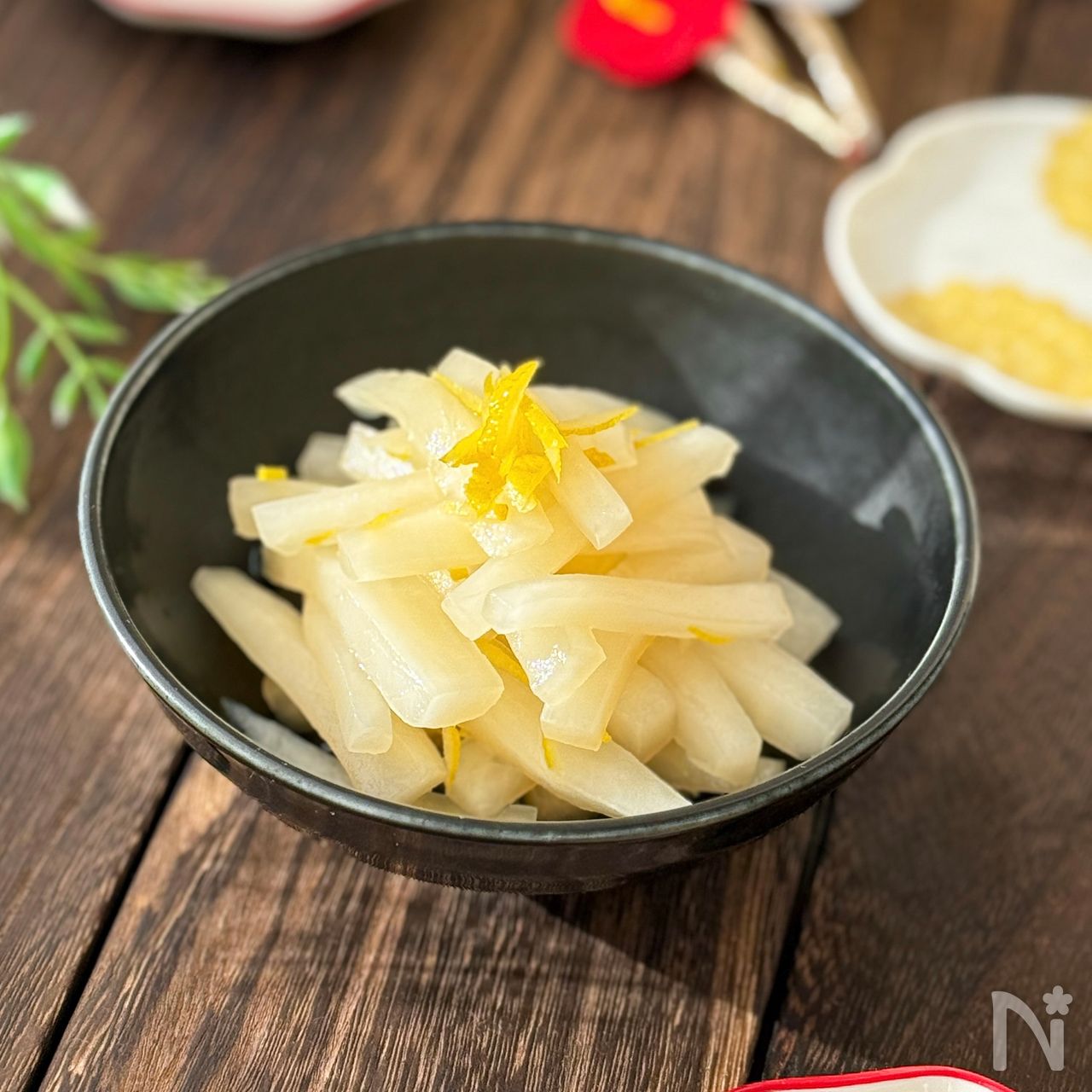 切って漬けるだけの箸休め ゆず大根 | レシピサイトNadia
