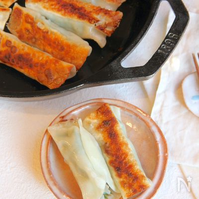 世界一簡単で美味しい棒餃子《包丁なし!》