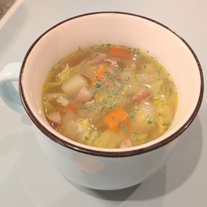 さとちゃん。の作ってみた!投稿(たっぷり野菜のカレースープ。)