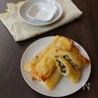 混ぜて焼くだけ、簡単皮から作る「揚げない米粉春巻き」