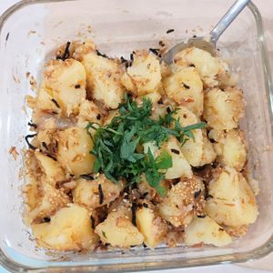 milkの作ってみた!投稿(レンチン＆混ぜるだけ【塩昆布おかかのポテトサラダ】)