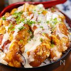 マヨソースがあま～い🤭💕てりたまチキン南蛮丼🍚