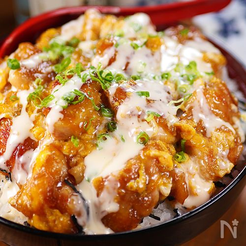 マヨソースがあま~い🤭💕てりたまチキン南蛮丼🍚