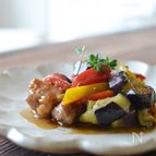鶏もも肉となすの味噌炒め【作りおき】 