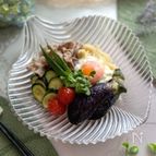 豚しゃぶ＆揚げ野菜のぶっかけ風うどん