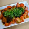 まゆのの作ってみた!投稿(ぶりのにんにく旨ぽんプチトマトだれ)