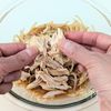 【包丁いらず×レンジだけ】麻婆ごまもやしささみ｜作り置きの工程4