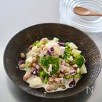 デリ風！ブロッコリーとお豆のツナマヨサラダ