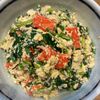 くだもの大好き🧡の作ってみた!投稿(【かにかまとほうれん草の白和え】コクの隠し味でお酒にも合う)