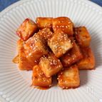 材料1つで大人気☆ハニーケチャップ厚揚げ