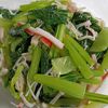 ぽぽペの作ってみた!投稿(レンジで5分！【小松菜とえのきの旨塩中華和え】腸活にも◎)