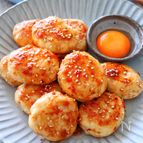 鶏むね肉とヤゲン軟骨のスイチリレモンつくね♩お弁当のおかずに