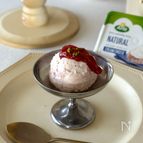 【冷やすまで5分】簡単！ストロベリーチーズアイス