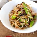 【10分で完成！】もやしとオクラのおかか塩昆布和え