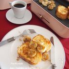 【ホットプレート使用】パンペルデュ 焼きバナナ添え