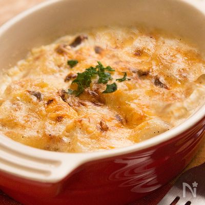 材料ひとつ！里芋のシンプルグラタン