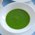 春菊のあさりだしポタージュ