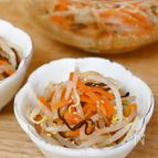 もやしとにんじんの塩昆布ナムル