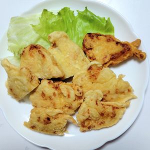 ふうかの作ってみた!投稿(私の最強な〈とり天〉アレを入れるとお店の味✨)