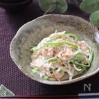 3分で美味しい副菜♡大根とピーマンのツナマヨおかか和え