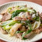 【ねぎ塩豚バラ炒め】食材2つで10分で完成！