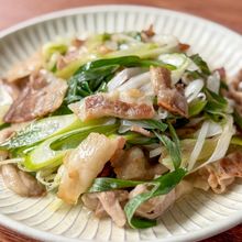 【ねぎ塩豚バラ炒め】食材2つで10分で完成！