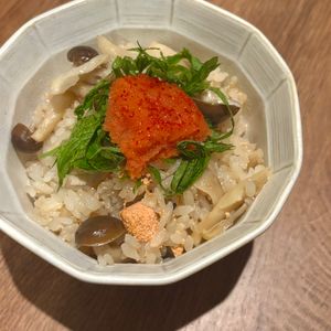 1550396の作ってみた!投稿(【きのこの明太バター炊き込みご飯】ふんわり香るだしバター♪)