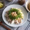 レンジで快適♪【蒸し鶏となすのごまソース】の工程7