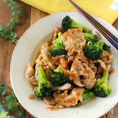 らくレピ 豚肉とブロッコリーの中華風炒め By 藤本マキ レシピサイト Nadia ナディア プロの料理家のおいしいレシピ