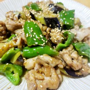 ヴェルの作ってみた!投稿(我が家の定番!【豚なすピーマンの甘味噌炒め 】)