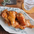 手羽元チキンのBBQグリル