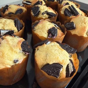 momoの作ってみた!投稿(【オレオチョコマフィン】しっとり♡おうちでカフェ気分♪)
