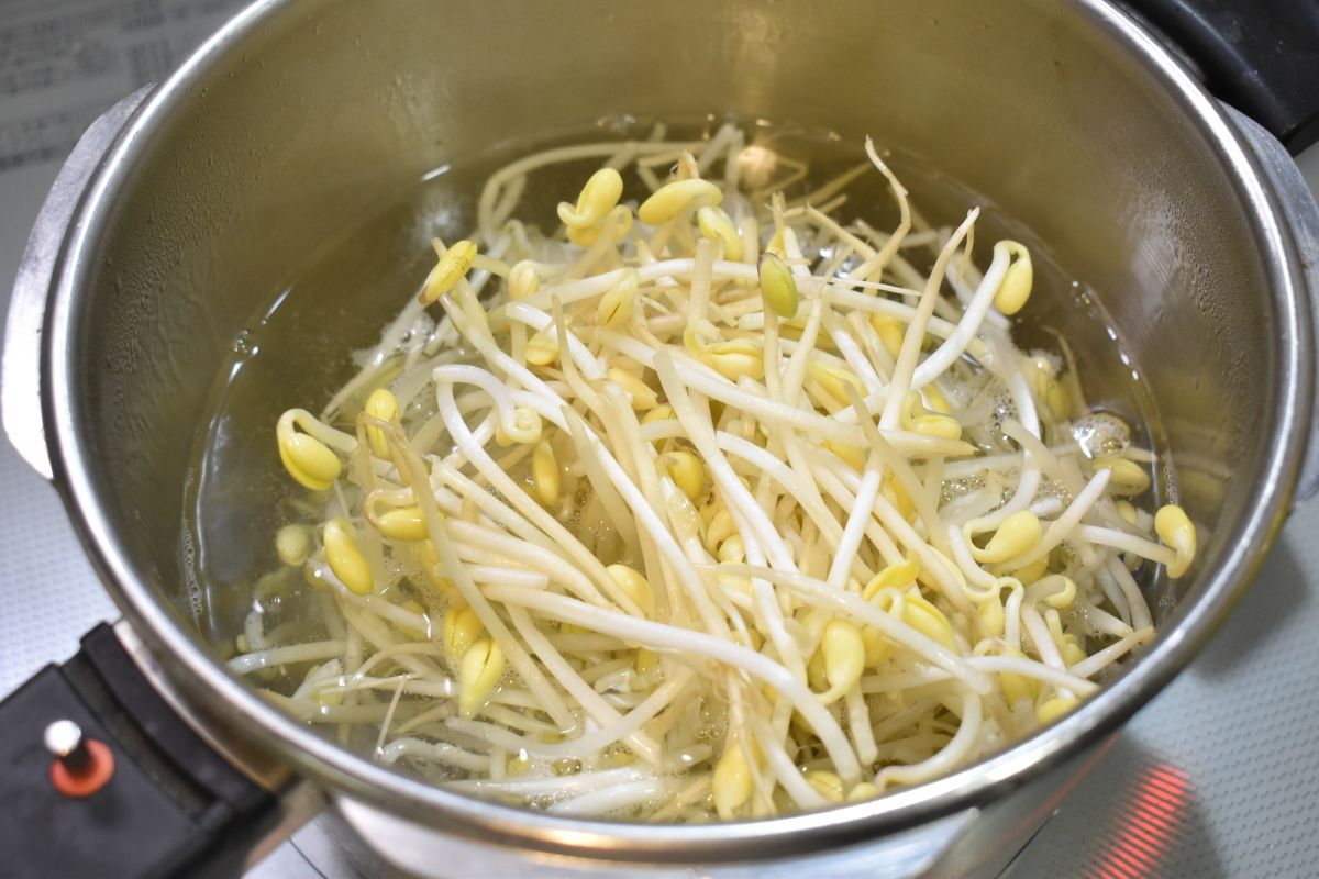 飲むように食べちゃう♪豆もやしとねぎのピリ辛和え | レシピサイトNadia